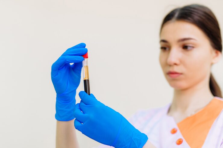medical-technician-holding-blood-tube-laboratory-medical-equipment-blood-test_116317-541